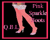 Pink Sparkle Boots