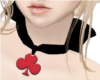 Red Club Choker