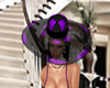 BLK/PURPLE HAT