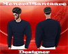 HS-Navy Fit Casual Shirt