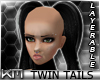 +KM+ Twin Tails Blk