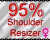 *M* Shoulder Resizer 95%