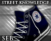 SK' Dark Blue Chucks *M