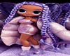 Purple Doll Cutout