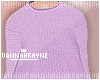 - Lilac Knit Sweater