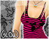 #Pink Inked Tank#