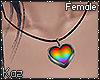 ☪Gay Pride Necklace F