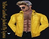 L/ Yellow leather Jacket