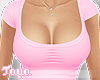 ♡ pink crop top