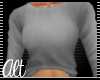 |Grey Cropped Sweater