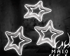 camo | star hair clips