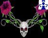 MBA~ Skull+Roses WallArt