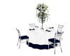 Midnite blu guest Table