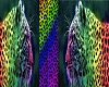 Rainbow Cheetah  wall