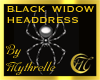 BLACK WIDOW HEADDRESS