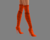 Orange Tall Boots