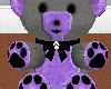 `Purple/Gray Bear Chair