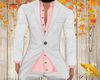 white and pinke suit