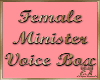 Female Minister VB