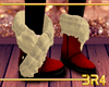 Fur Red Boots