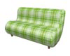 Couch Euro (green plaid)