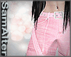 BAGGIE JEANS PINK ANCHOS