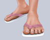 ALEX Pink Flip Flops