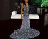 CA PinkBlue Crystal Gown