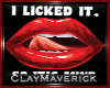 CM! Red Licked it Tee2