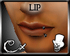 [CX]Lip piercing black l