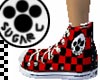 SC - Red Check Sneakers