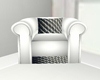 white cuddle chair