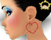 heart red Earrings