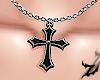 𝓩 Goth Cross Necklace