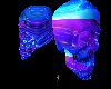 BIG skull blue/purple