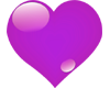 Shiny Purple Heart