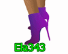 E+Purple Booties