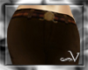 ~V Belted Brown Pants