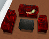 Z's Red And Black Couch