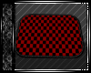 Red & Blk Checker Rug