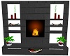Red Rose Fireplace