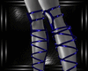 b blue strap heels