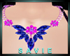 SAV Purple Glamour Neckl