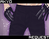 ϟ Black Suit Pants