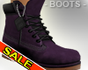 Purple Casual Boots