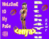 beccy welcome Sticker