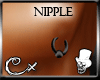 [CX]Nipples rings black
