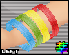 :S Arm Bands Rainbow L.