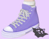 ☽ Chucks Socks Purple