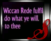 [S]Wiccan Rede